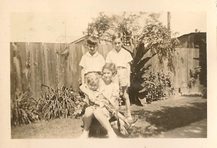 Bob Otto, Bruce Mason, Donald Mason and Ikey Mason - August 1935