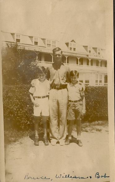 Bruce Mason, William Lawrence Perkins, Jr. and Bob Otto - July 1936